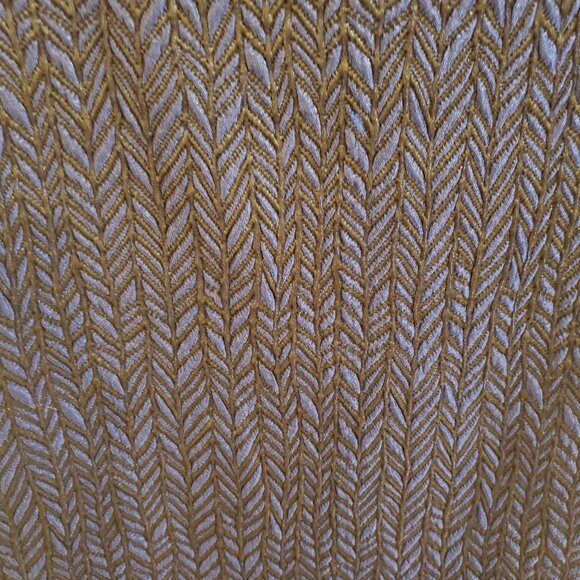 Alice + Olivia a line short sleeve dress navy blue and black chevron 2 - Picture 3 of 5